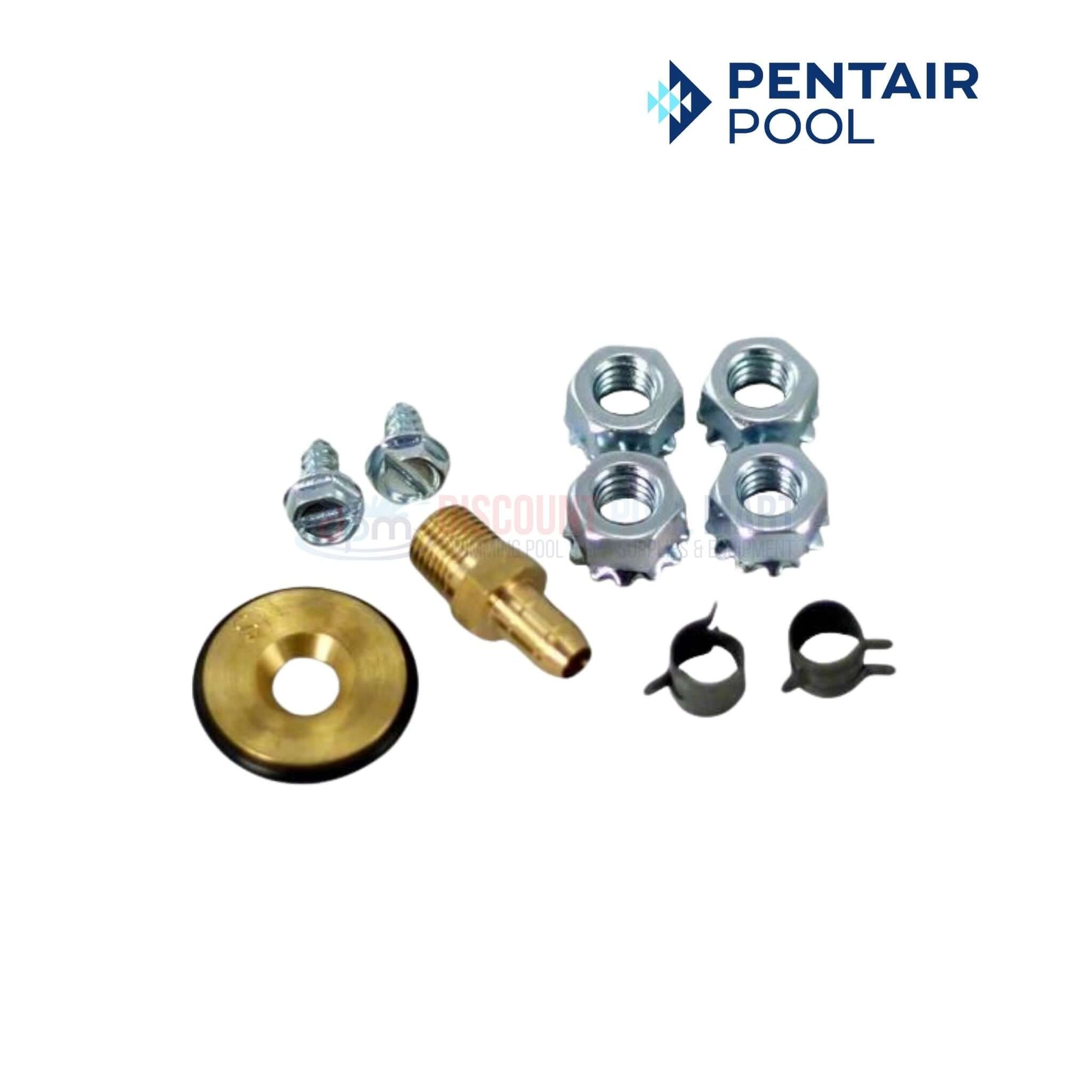 Pentair Pool Heater Replacement Parts Kit from Discount Pool Mart DPM, includes nuts, bolts, and dryer components.