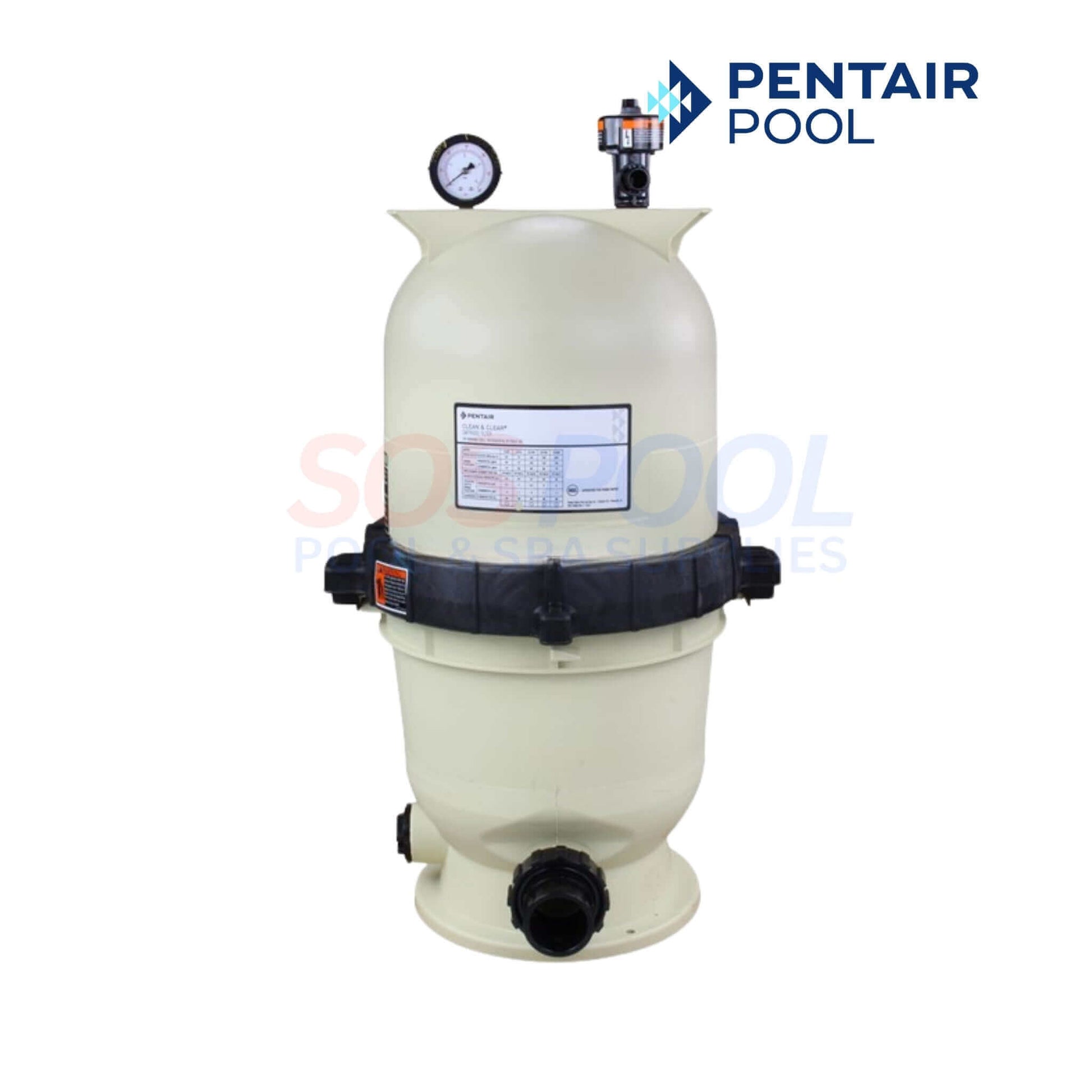 Pentair Clean & Clear Cartridge Filter EC-160315 with 75 sq ft filtration area, ideal for SOS Pool maintenance.