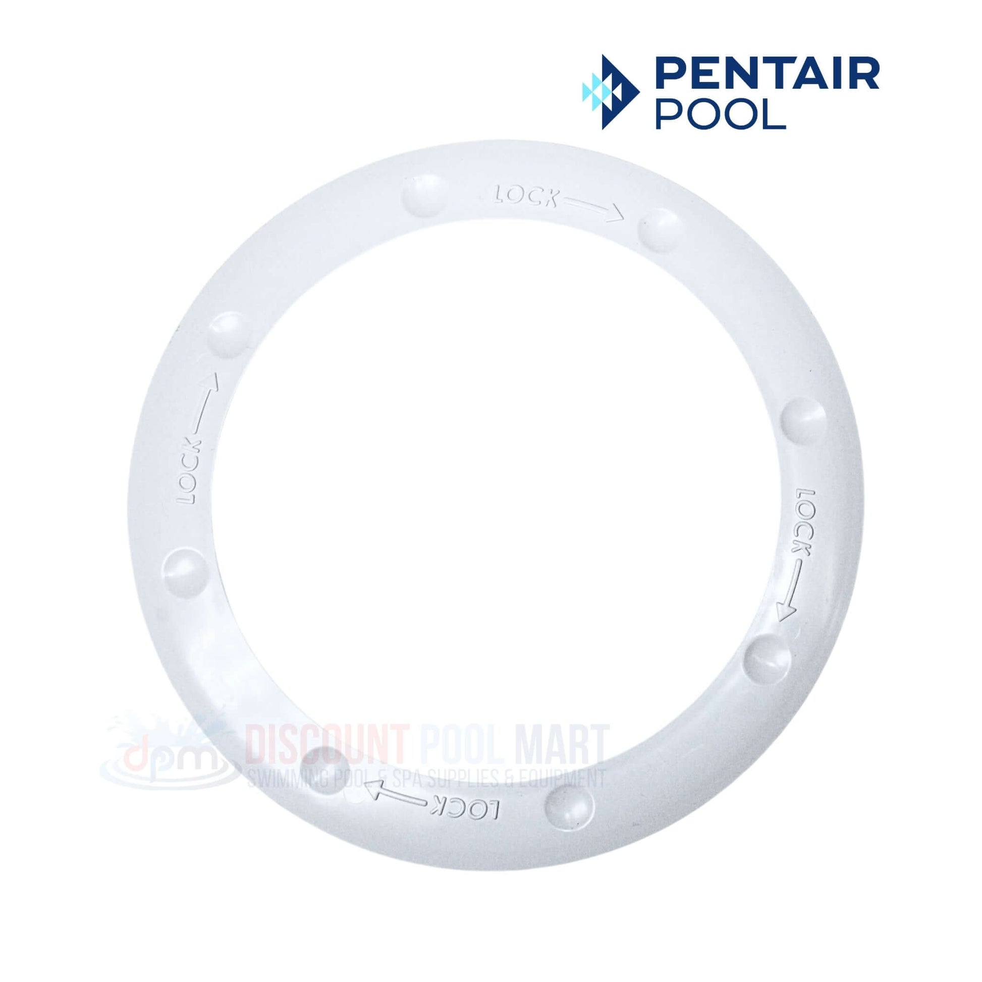 Pentair Color Ring for ColorVision LED Light Bubbler in white, available at Discount Pool Mart (DPM). Durable and stylish accessory.