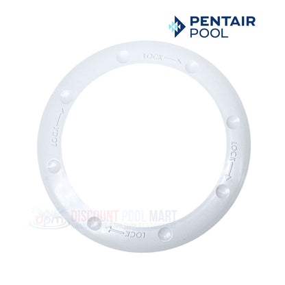 Pentair Color Ring for ColorVision LED Light Bubbler in white, available at Discount Pool Mart (DPM). Durable and stylish accessory.
