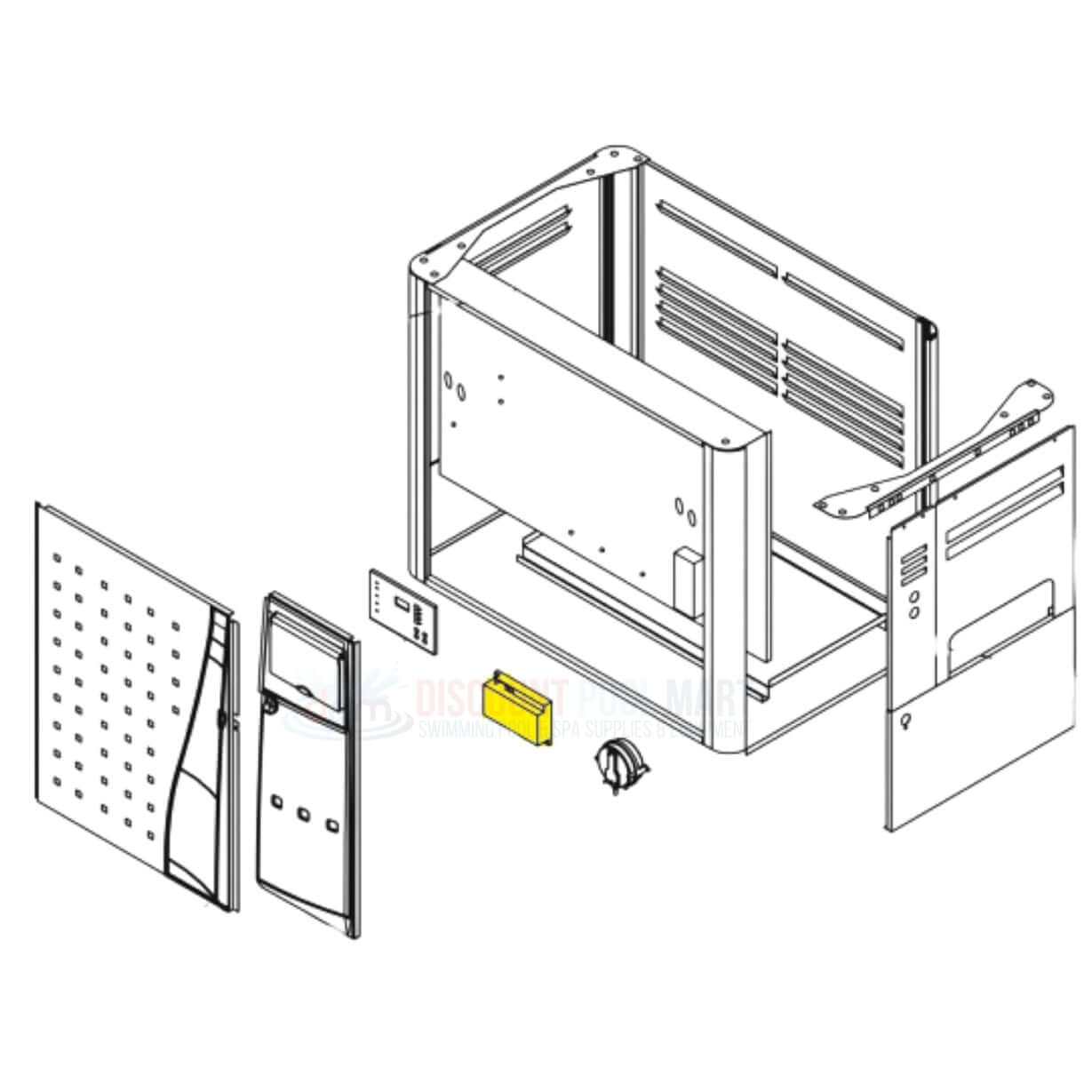 Pentair DDTC Ignition Control Module component parts diagram for MiniMax NT TSI | Discount Pool Mart DPM