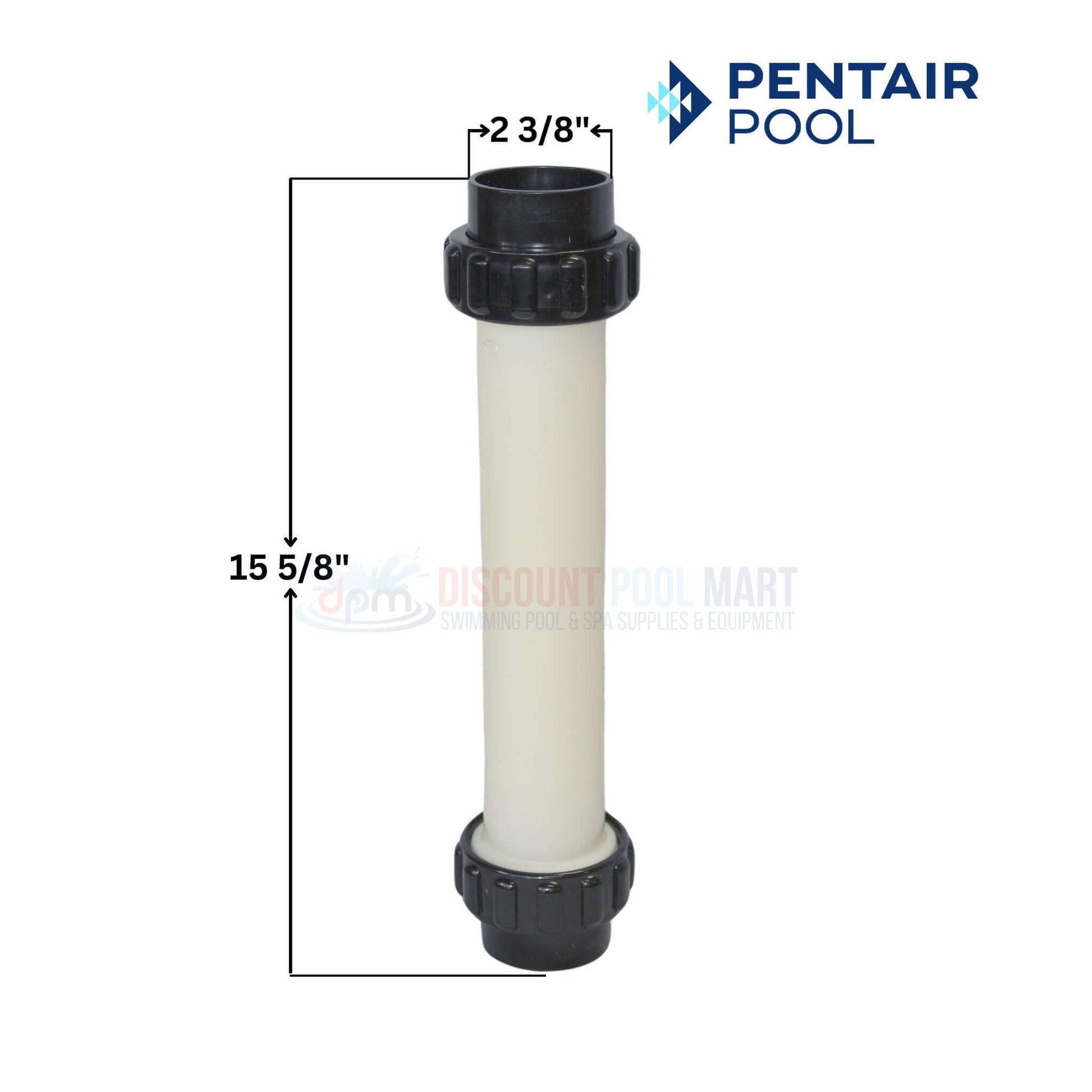Pentair Dummy Pass-Through Cell 520588 dimensions for IntelliChlor systems at Discount Pool Mart DPM.