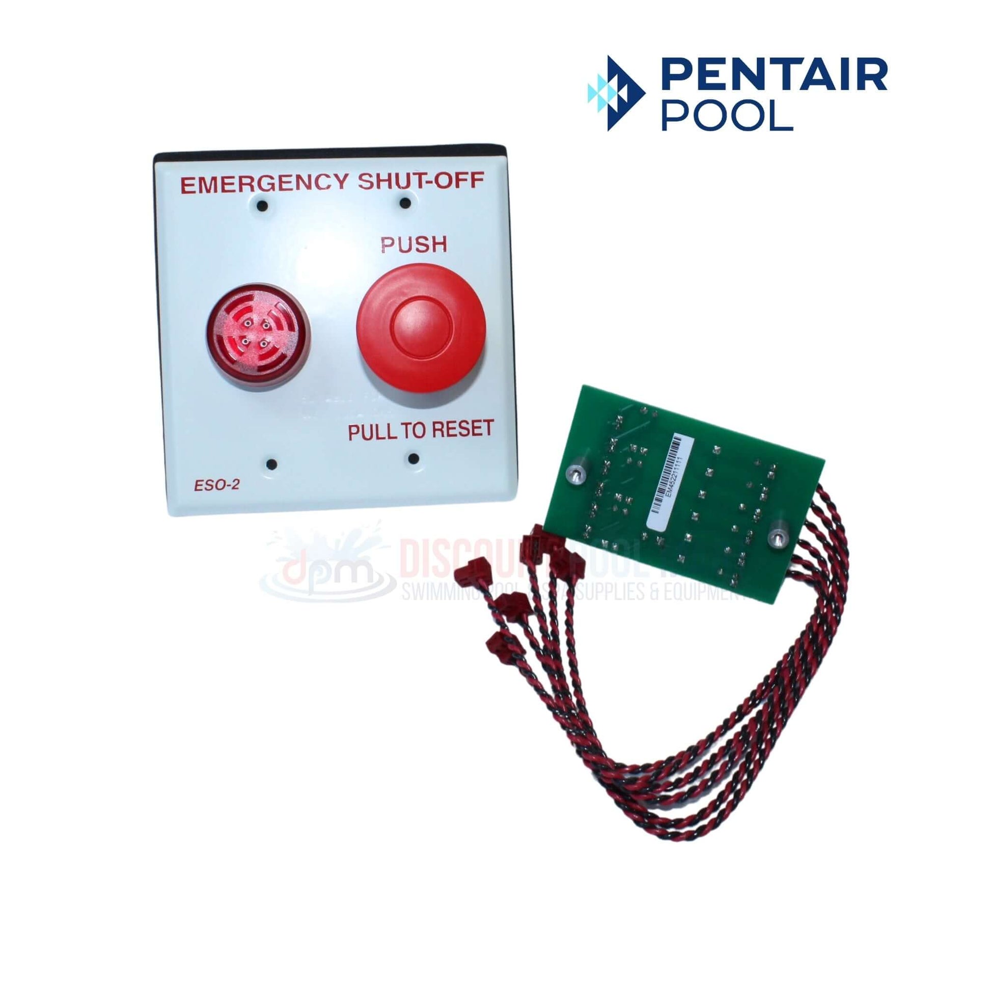 Pentair Emergency Shut-Off Switch ESO3 for pool and spa by Discount Pool Mart DPM, essential safety control.