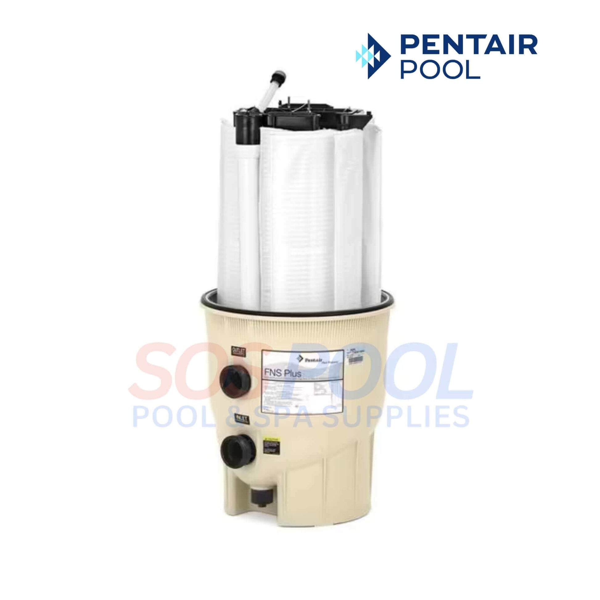 Pentair FNS Plus DE Filter 60 sq ft EC-180009 for high-capacity pool water filtration by SOS Pool.