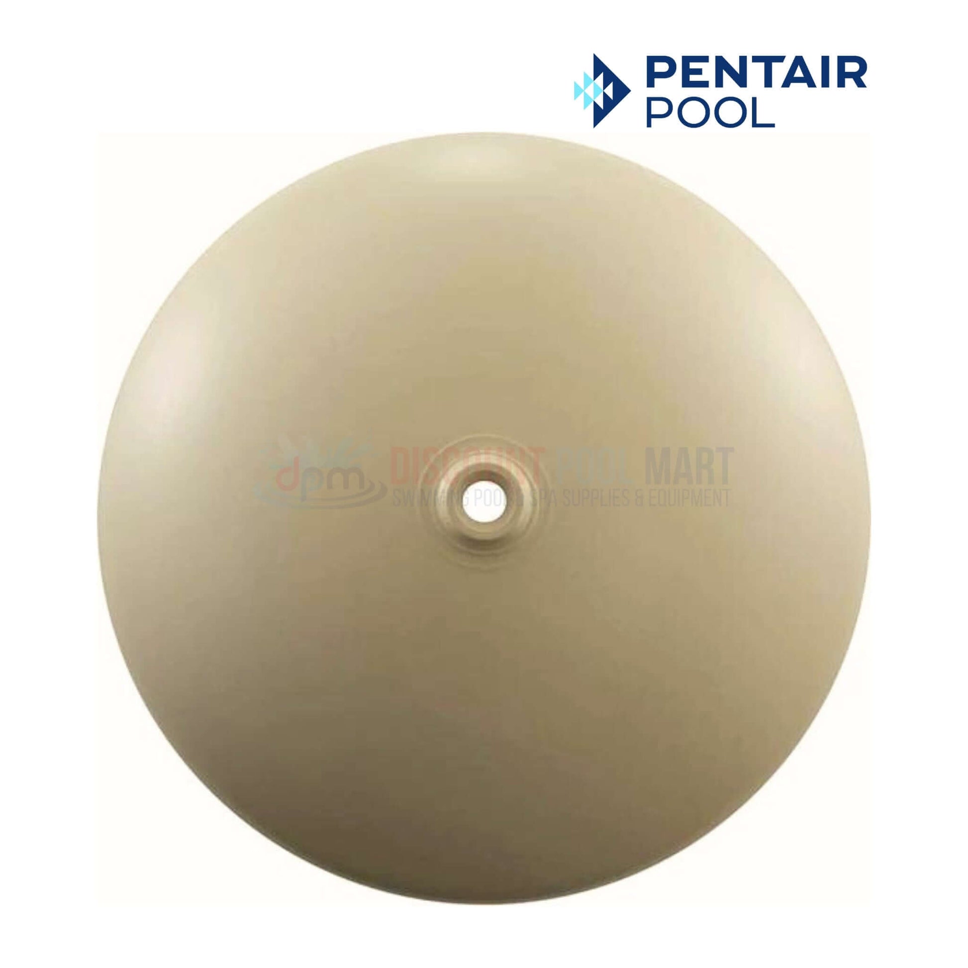 Pentair Filter Lid Tank Assembly top view, beige color, fits Clean & Clear Plus 520 & Quad DE 100, SKU 178582 from Discount Pool Mart.