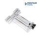 Pentair Flow Indicator Valve R172080 for Rainbow Feeders at Discount Pool Mart DPM, clear design for monitoring chemical flow.