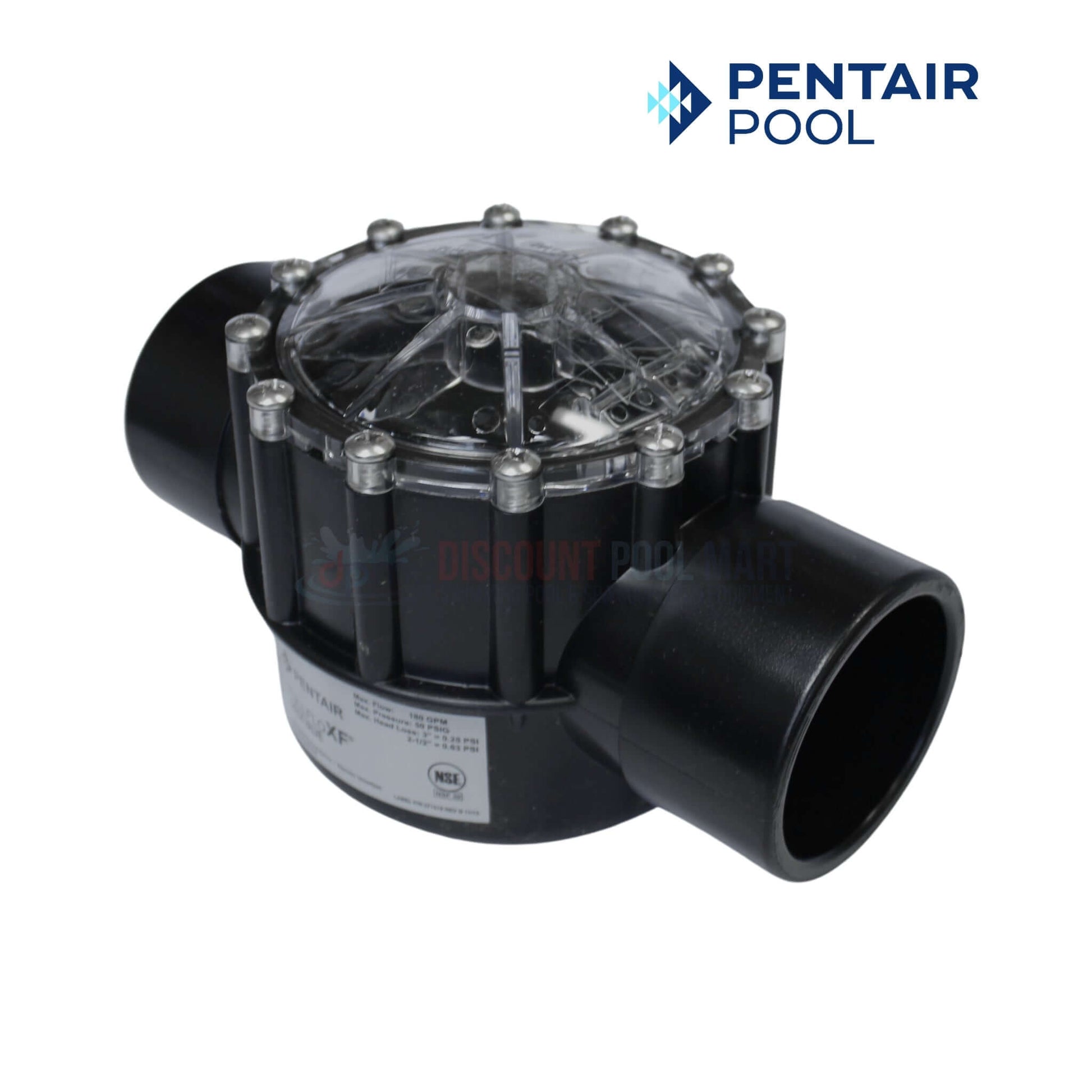 Pentair FullFloXF 2-Way Check Valve, 2.5"-3" for pool systems at Discount Pool Mart DPM.