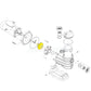 Exploded diagram of Pentair DynaGlas and DynaMax pump parts, including C105-236PB impeller for 1HP-1.5HP. Discount Pool Mart.