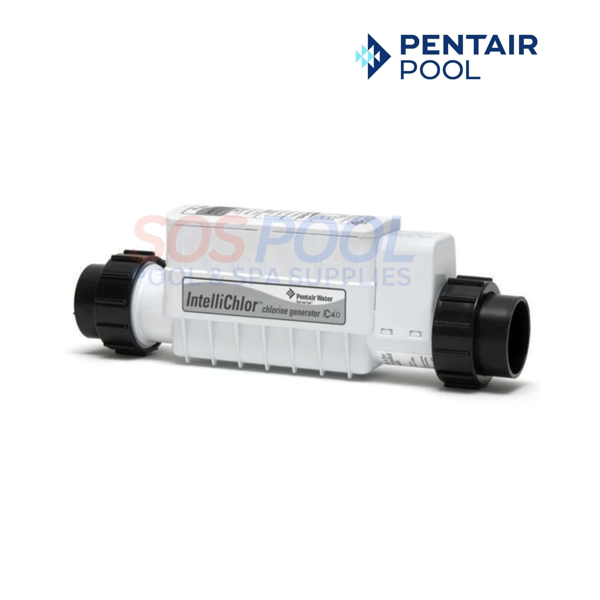 Pentair IntelliChlor IC40 Cell Salt Chlorine Generator by SOS Pool - Eco-friendly pool sanitation solution.