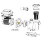 Diagram of Pentair IntellifloXF 17351-0101S Variable Speed Pump Shaft Seal components from Discount Pool Mart DPM.