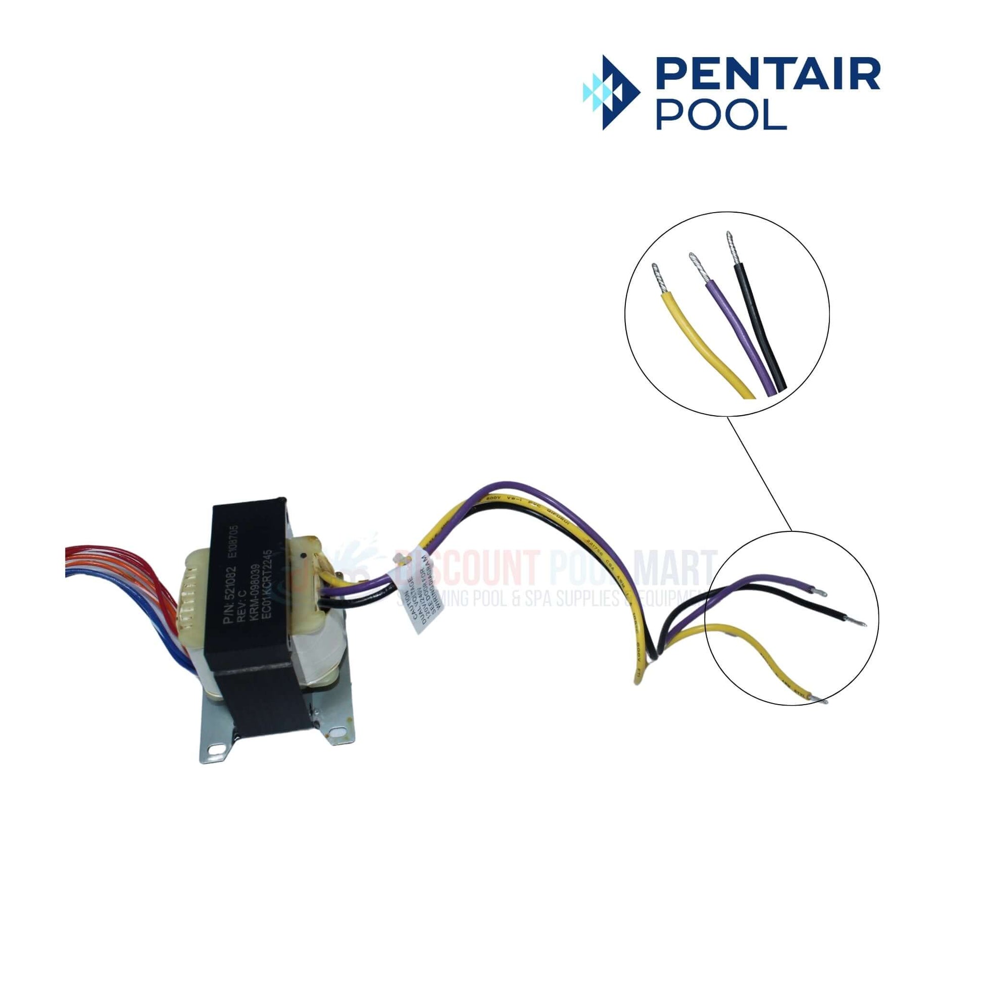 Pentair Load Center System Transformer 521233 for Easytouch and Intellitouch systems at Discount Pool Mart DPM.