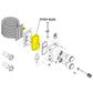 Pentair Manifold O-Ring Kit 77707-0120 diagram for MasterTemp and Max-E-Therm heaters at Discount Pool Mart DPM.
