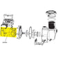 Pentair IntelliFlo replacement motor diagram highlighting 350105S parts from Discount Pool Mart DPM.