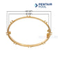 Pentair 79211600 brass mounting ring for large stainless steel niches. Discount Pool Mart DPM swimming pool accessories.