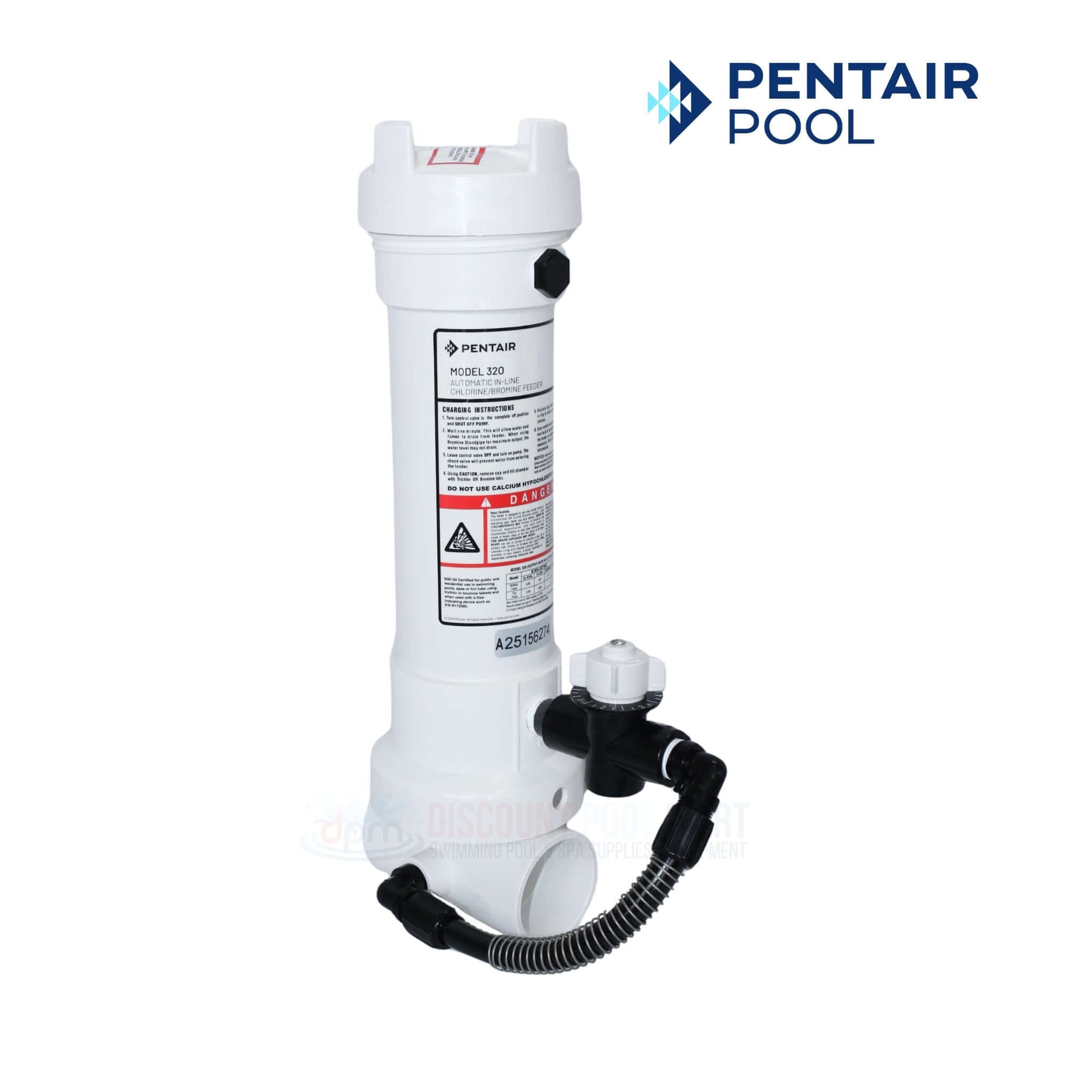 Pentair Rainbow 320 automatic chlorine bromine feeder for pools, SKU R171096, from Discount Pool Mart.