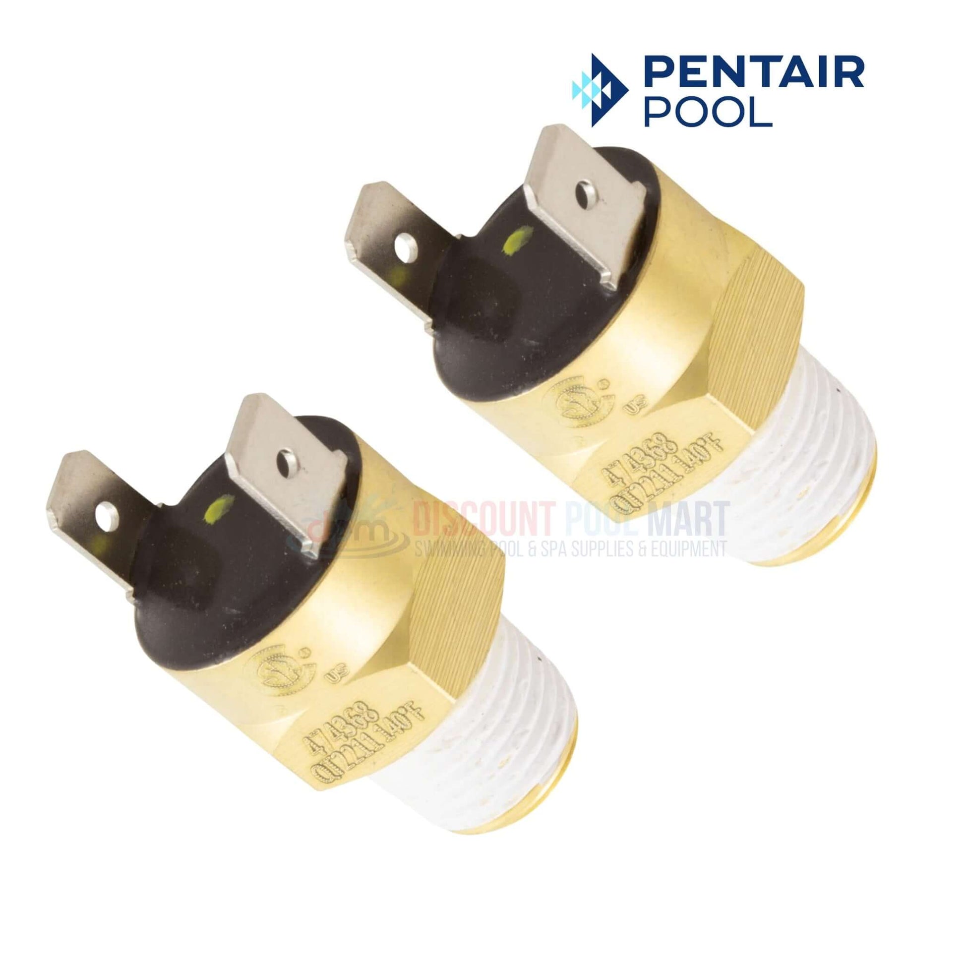 Pentair Pool repair parts High Limit Switch set from Discount Pool Mart DPM for MasterTemp and Max-E-Therm heaters.