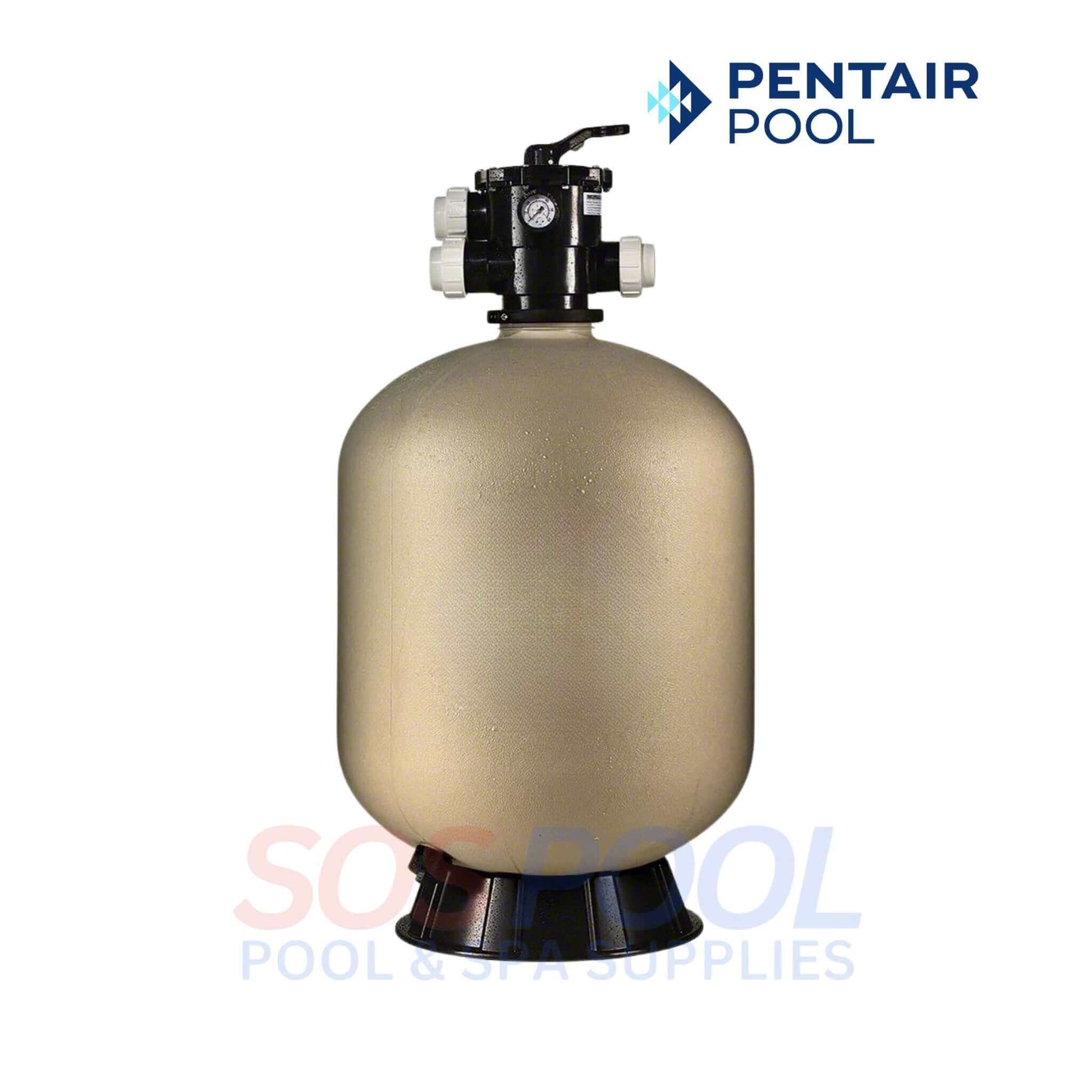 Pentair Sand Dollar Filter Top Mount Multiport Valve SD80 for SOS Pool, High-efficiency filtration system, corrosion-proof.