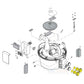 Pentair Max-E-Therm heater parts diagram showing assembly of slip half unions, offered at Discount Pool Mart DPM.