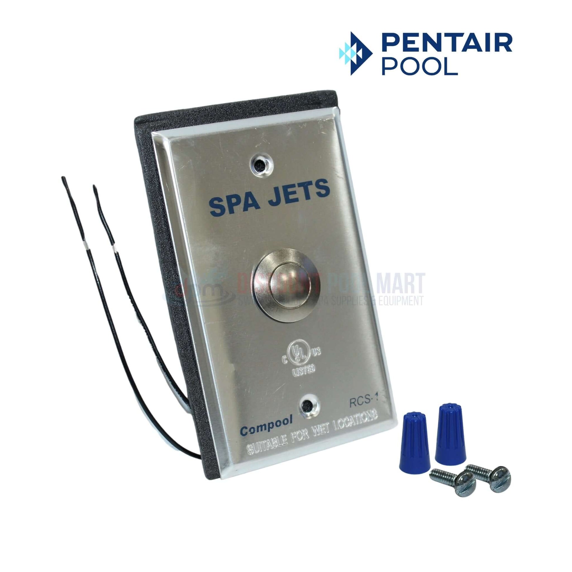 Pentair Spa Jet Switch RCS1 for IntelliFlo, EasyTouch | Discount Pool Mart DPM, OEM replacement part