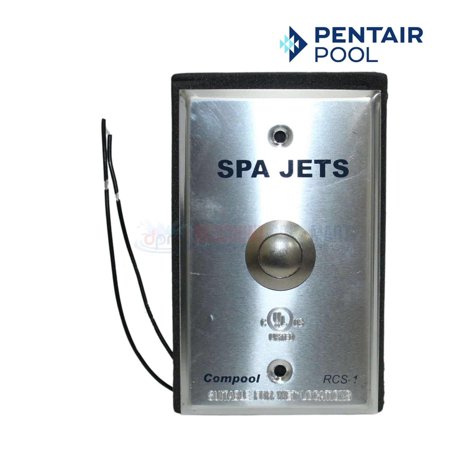 Pentair Spa Jet Switch RCS1 for IntelliTouch and EasyTouch at Discount Pool Mart DPM, remote control for spa jets.