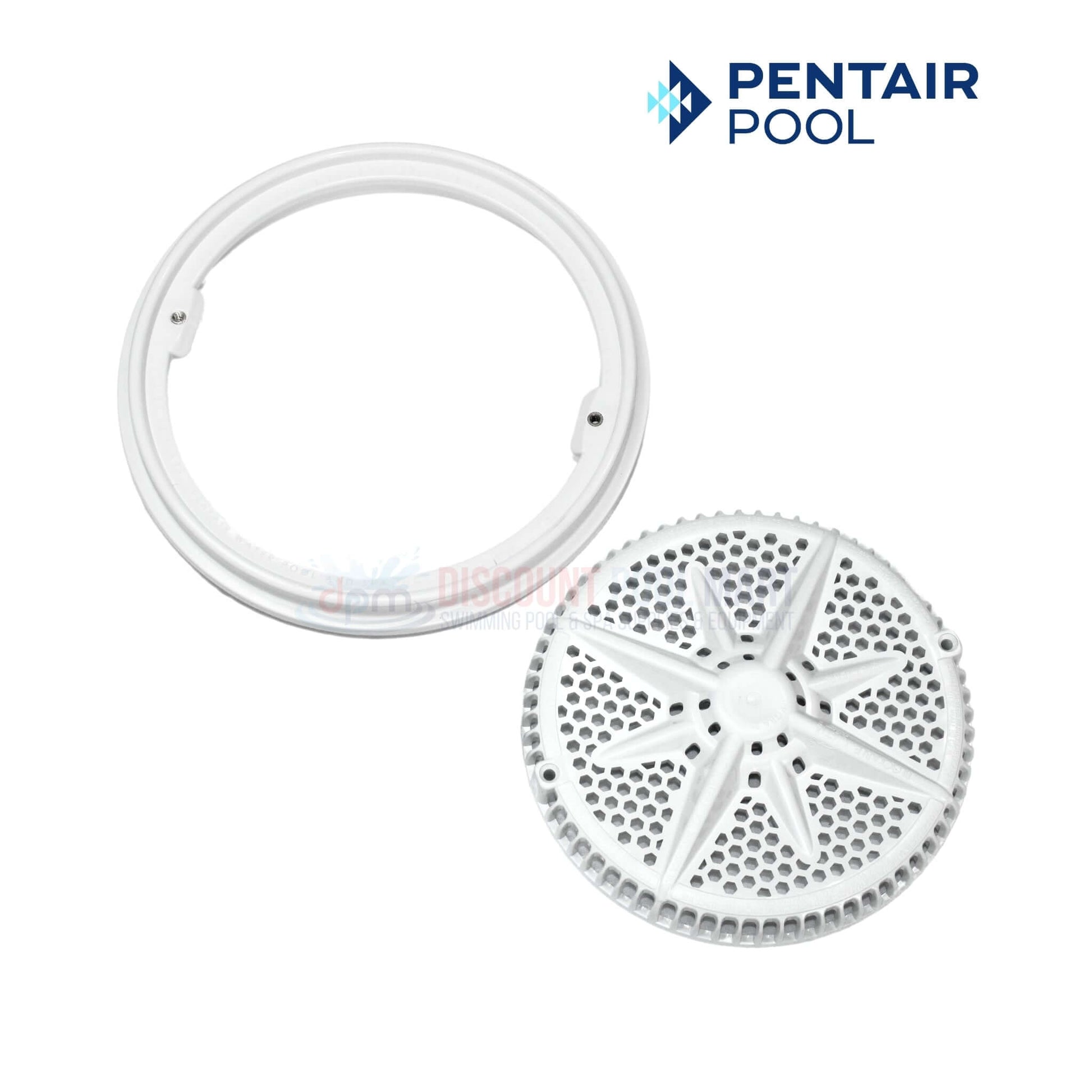 Pentair StarGuard Main Drain Cover with Long Ring for pool safety, 8" drain cover, sold at Discount Pool Mart DPM.