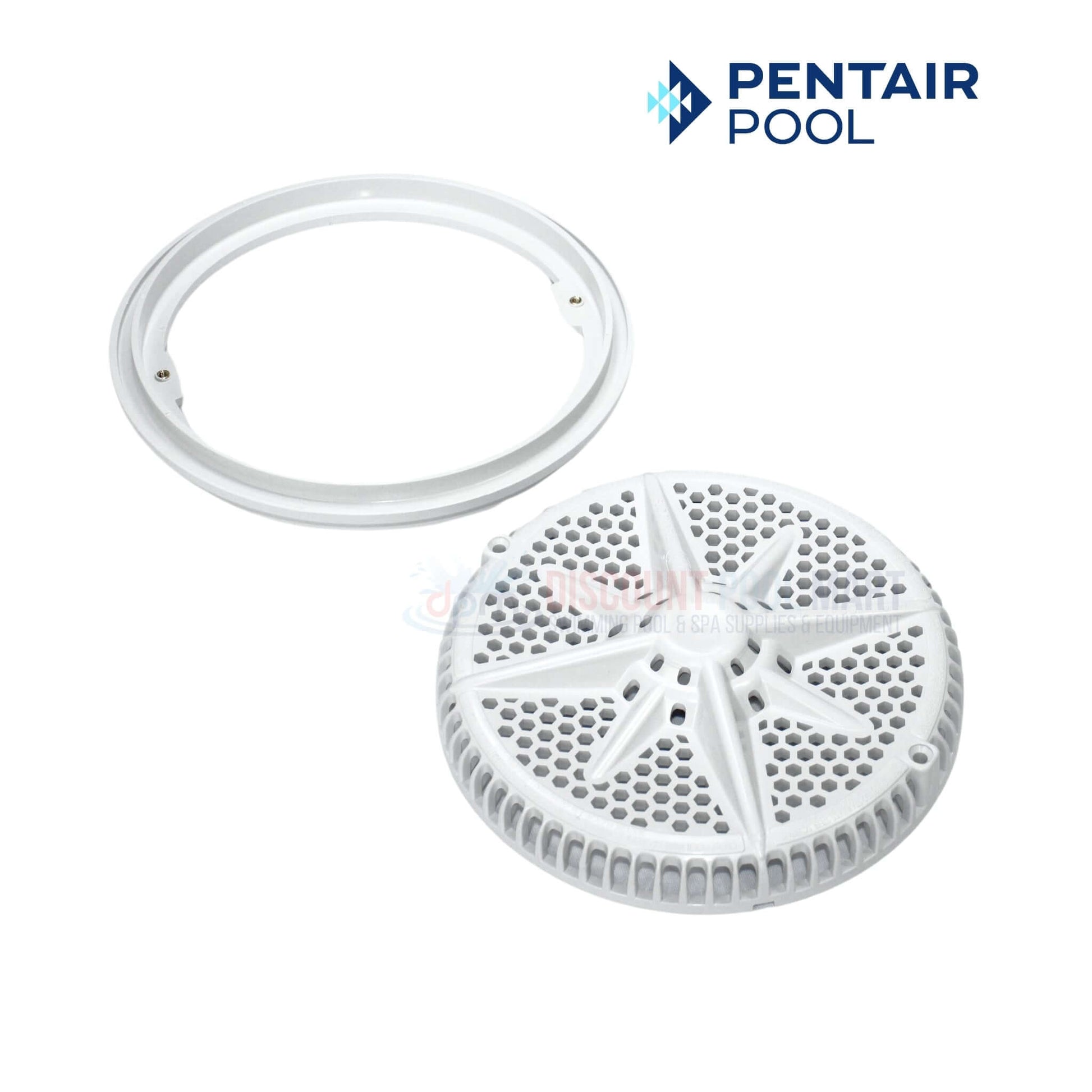 Pentair StarGuard Main Drain Cover with Short Ring 8-inch for pools by Discount Pool Mart DPM | OEM 500103