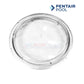 Pentair Strainer Lid 357227 for OptiFlo pumps from Discount Pool Mart DPM, clear design for easy inspection.