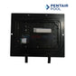 Pentair Thermaflo Display Bezel 473693, black control board replacement, clear label design for UltraTemp and ThermalFlo heat pumps from Discount Pool Mart.