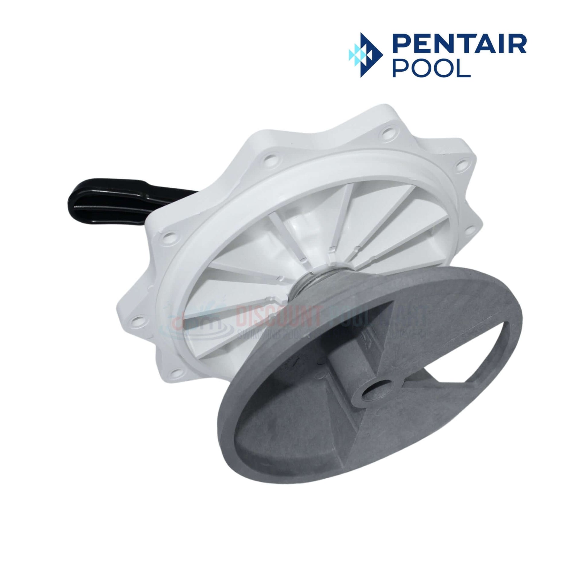Pentair Top Valve Assembly for HiFlow multiport valves, 2" plumbing, compatible with DPM systems.