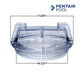 Pentair Trap Cover Lid C3-185 for Sta-Rite Pumps at Discount Pool Mart DPM, 7.125" x 6.5", durable plastic design.