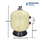 Pentair Triton II Sand Filter Side Mount 100 sq ft TR100 EC-140210 for pool filtration system from SOS Pool.