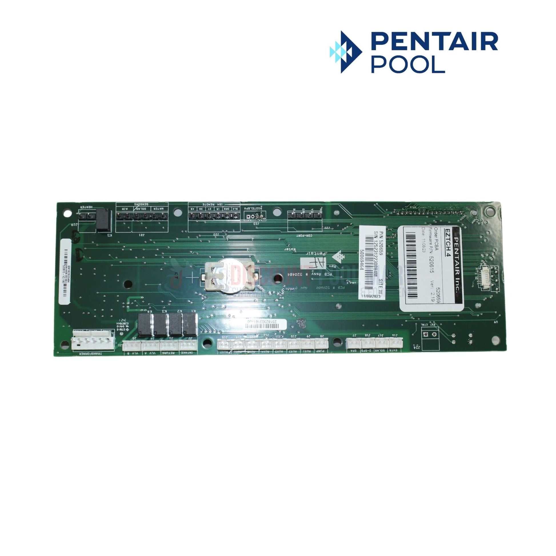Pentair UOC Motherboard for EasyTouch Systems | Discount Pool Mart DPM | Part 520659 | 4 Auxiliary Functions