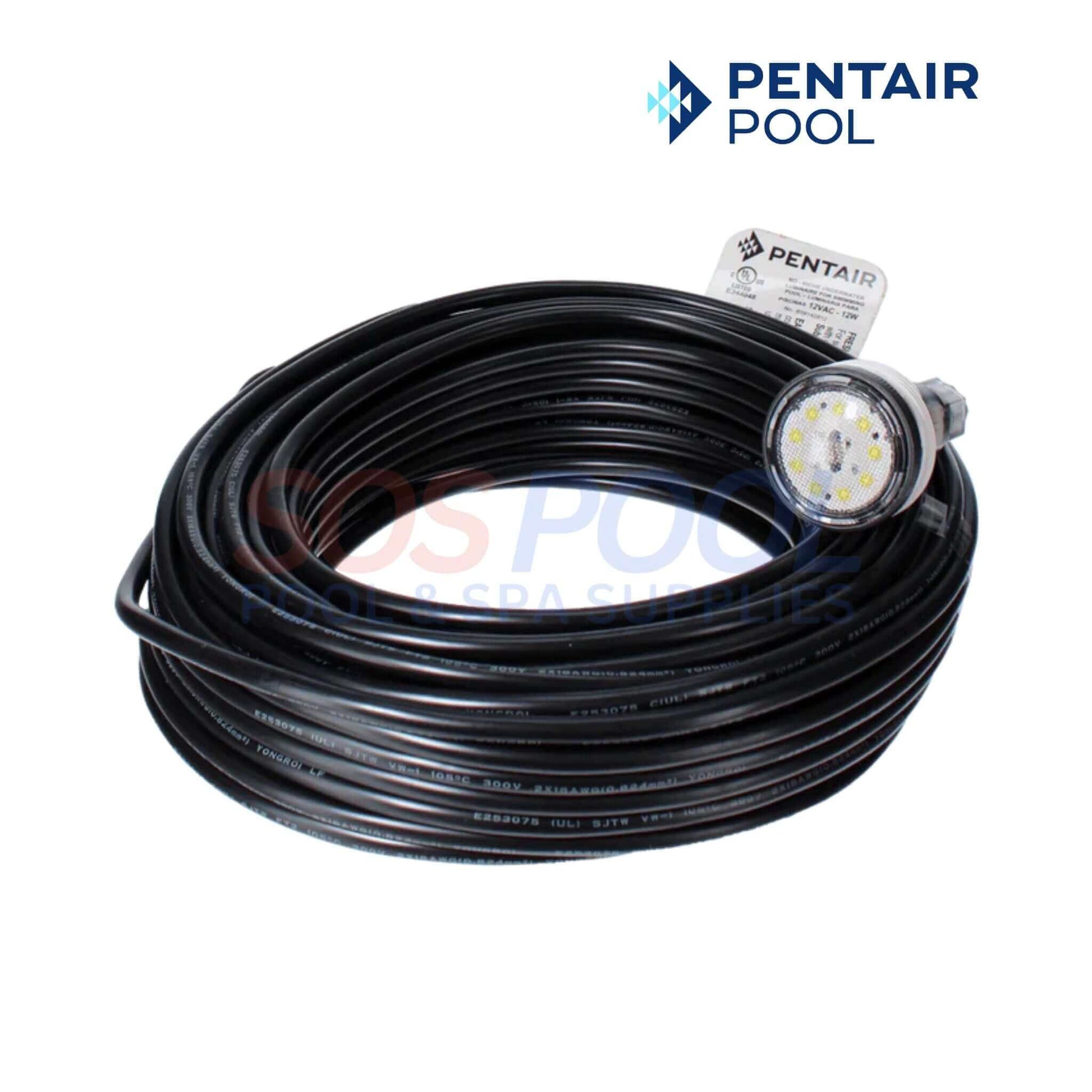 Pentair MicroBrite White LED Spa Light 12V 14W with 100' Cord | SOS Pool for pool illumination and beauty.