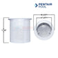 Pentair Admiral Floating Weir Skimmer Basket dimensions and design for effective pool debris collection at Discount Pool Mart DPM.