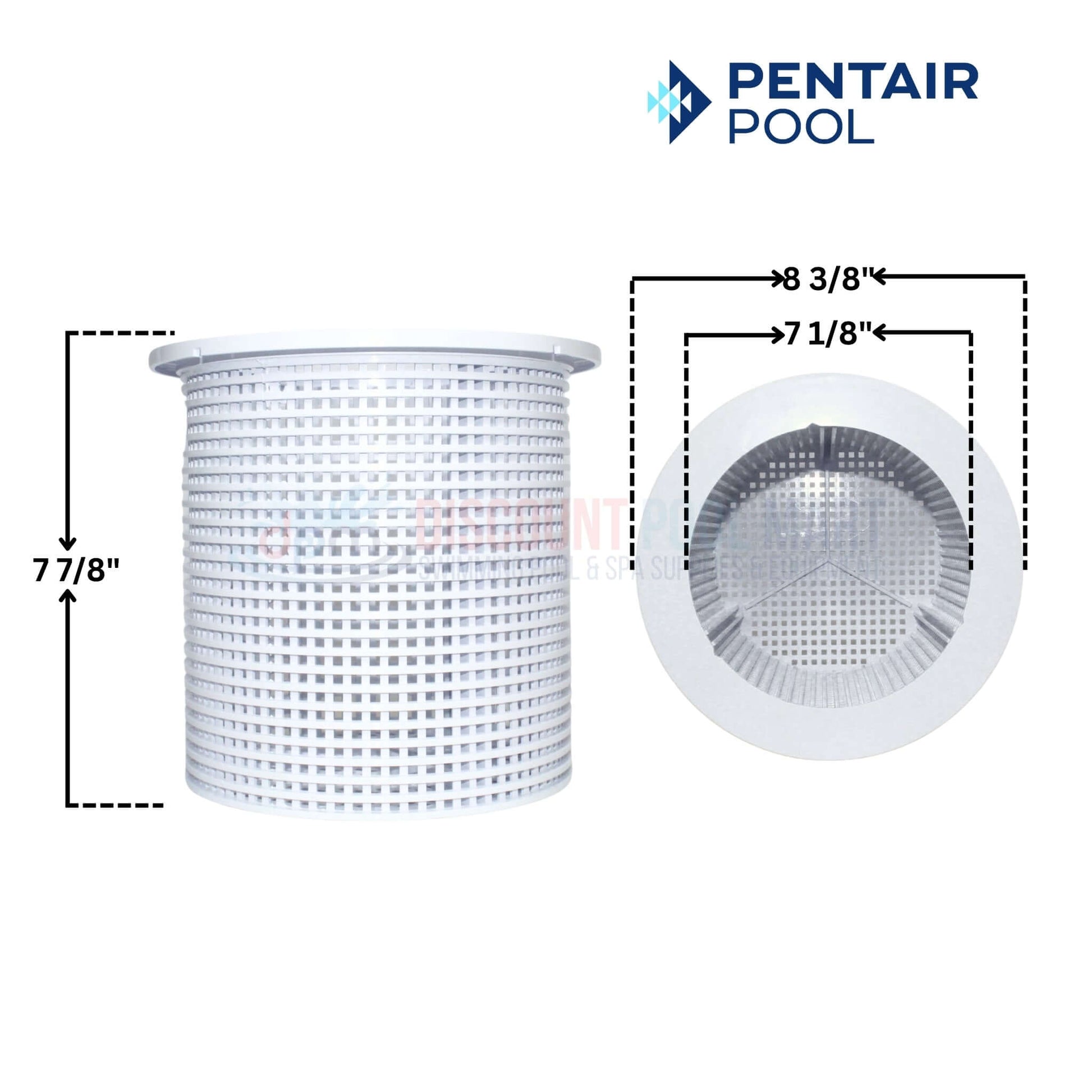 Pentair Admiral Floating Weir Skimmer Basket dimensions and design for effective pool debris collection at Discount Pool Mart DPM.