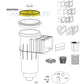 Pentair Admiral Skimmer Lid assembly diagram for S20 and S15 skimmers, part 85007400Z, from Discount Pool Mart (DPM).
