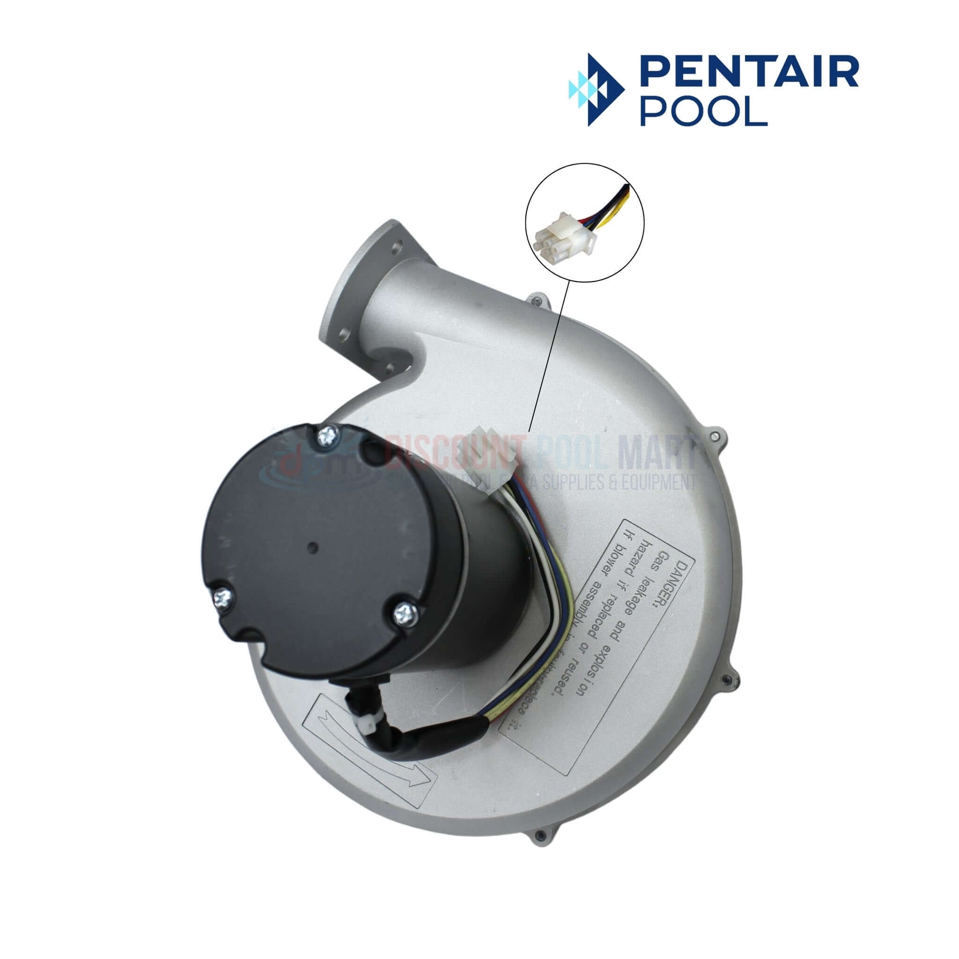 Pentair Air Combustion Blower for Max-E-Therm 333 Gas Heaters by Discount Pool Mart, Model 77707-0252.