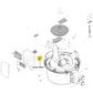 Diagram of Pentair air flow switch (42001-0061S) for MasterTemp and Max-E-Therm heaters | Discount Pool Mart DPM