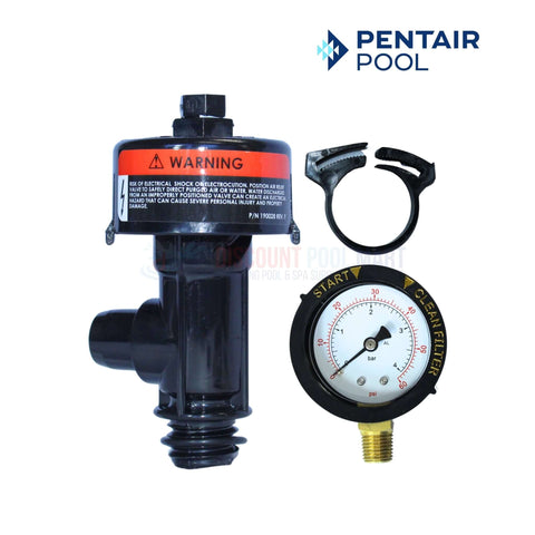 Pentair Air Relief Valve Assembly Kit with Pressure Gauge | DPM | OEM Filter Part for Optimal Filtration Performance