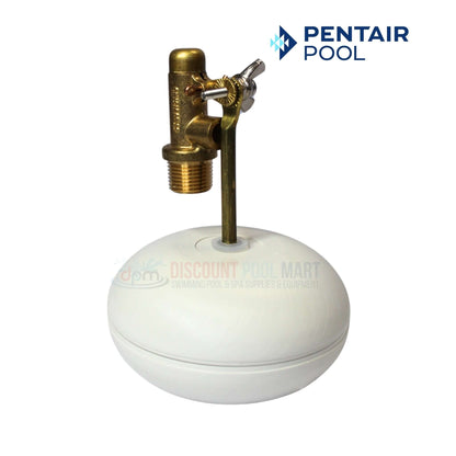 Pentair Autofill Float Valve for automatic pool fillers, brass T26 model from Discount Pool Mart DPM, durable and reliable.