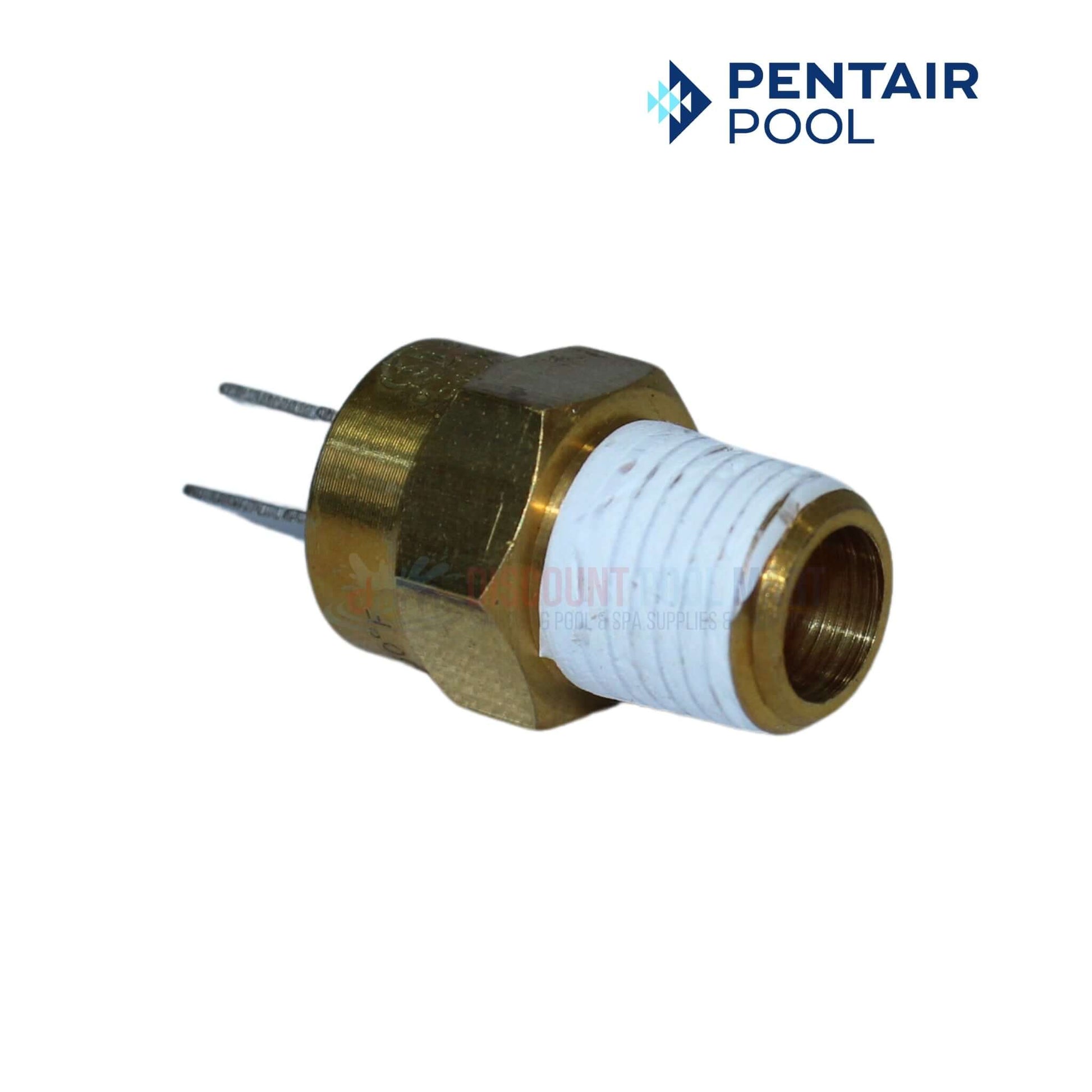 Pentair Pool brass fitting sensor for heaters, part of Discount Pool Mart DPM's safety components.