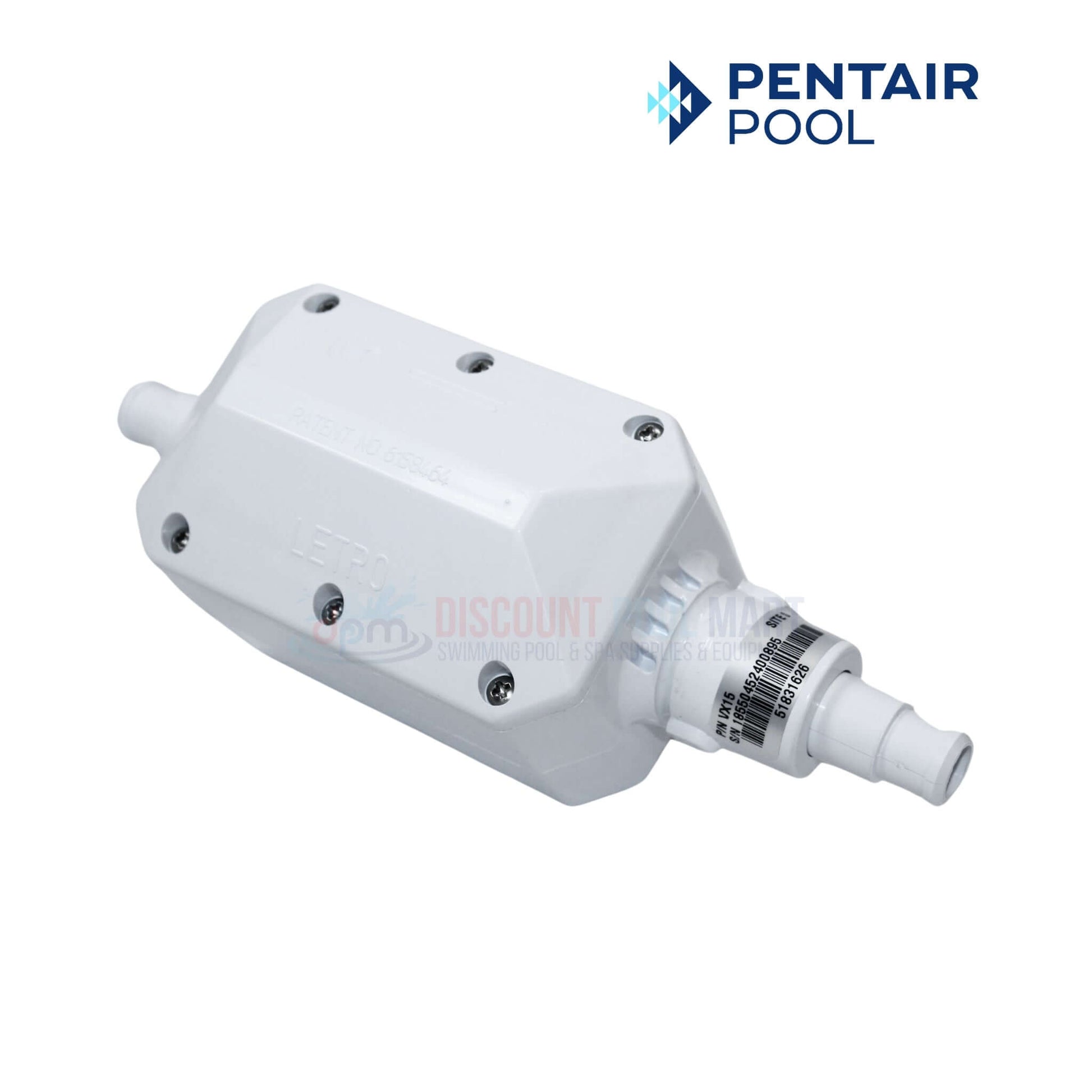 Pentair Back-Up Valve for Legend and Platinum Cleaners E10 from Discount Pool Mart DPM for enhanced pool cleaning.