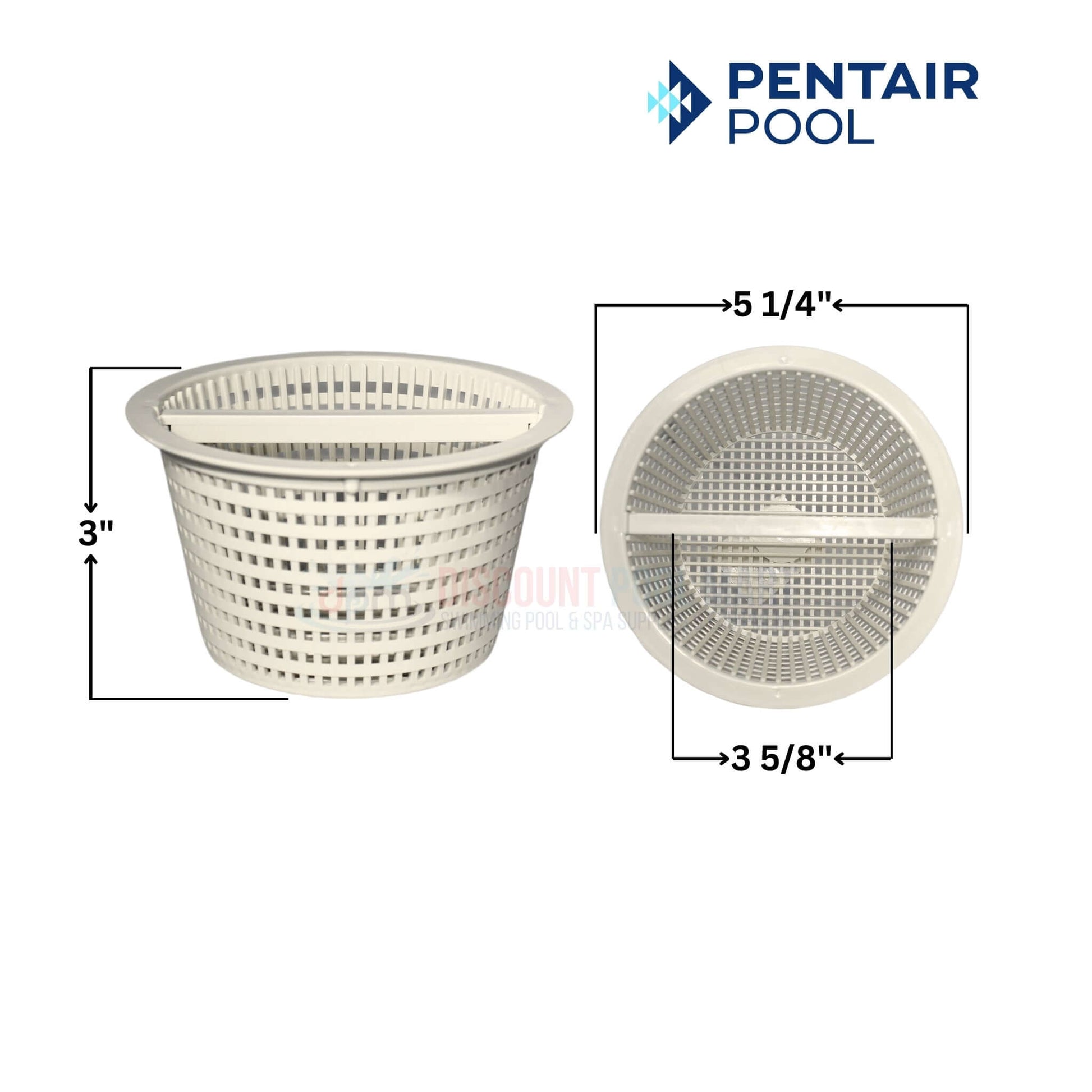 Pentair Basket R38014 for B203 and SP-1094-FA Skimmers, 5.25" diameter, 3" height, from Discount Pool Mart DPM.