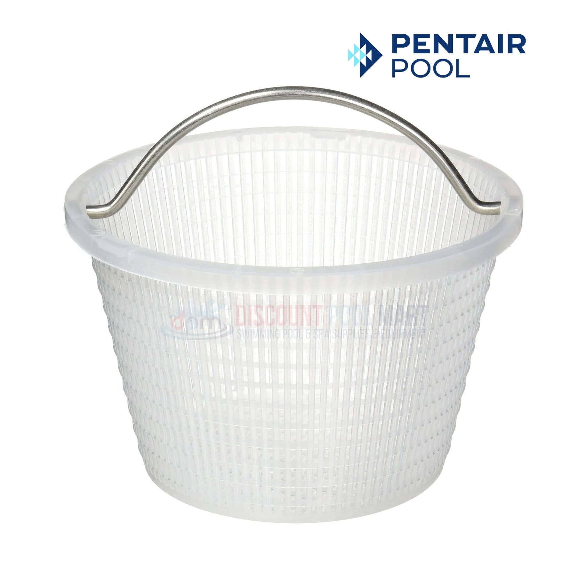 Pentair 516112Z Skimmer Basket with Handle for Bermuda Skimmers at Discount Pool Mart (DPM). Durable and efficient for debris collection.