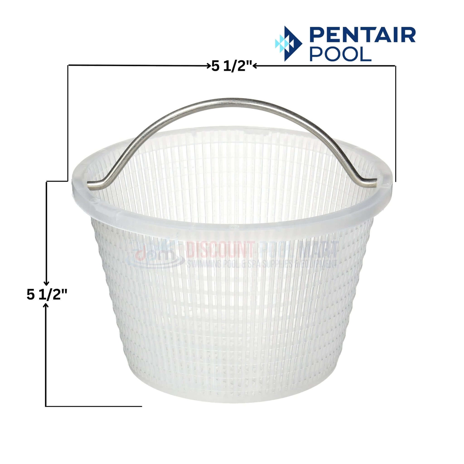 Pentair 516112Z Skimmer Basket with Handle for Bermuda Skimmers - Discount Pool Mart DPM