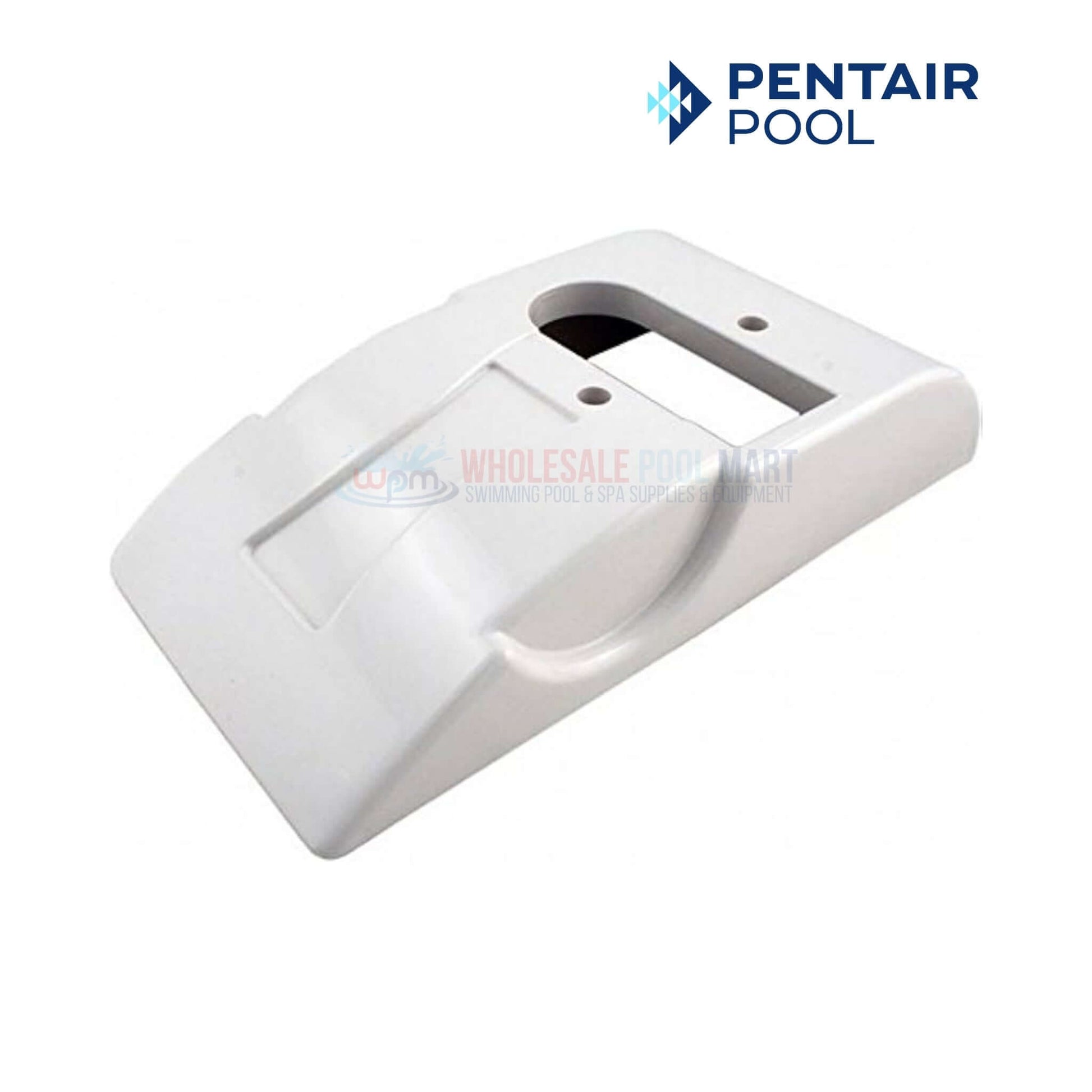 Pentair Bottom Cover EU10N for Legend cleaners, durable white replacement part from Discount Pool Mart DPM.
