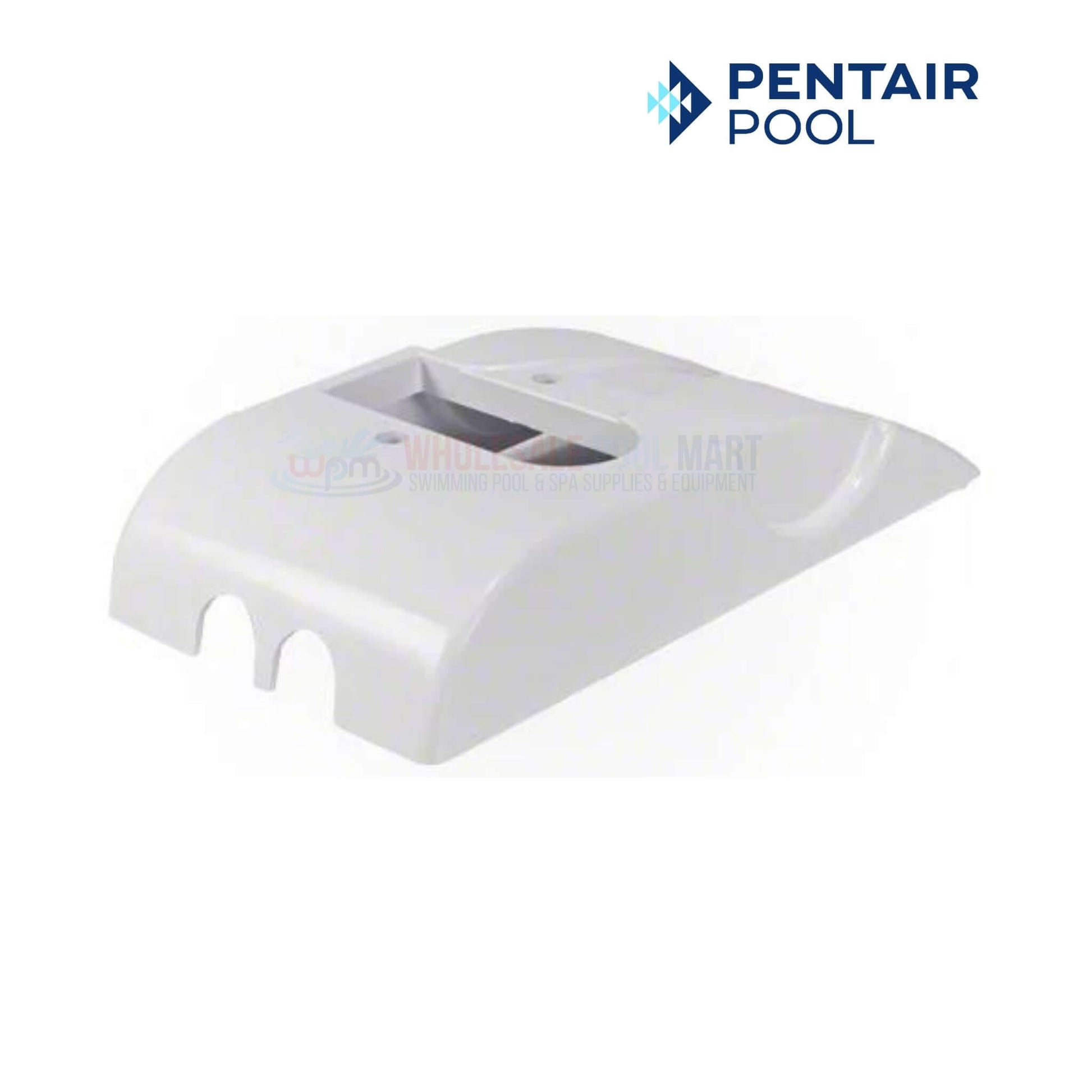 Pentair Bottom Cover EU10N for Legend Pool Cleaners from Discount Pool Mart DPM, durable white replacement part.