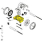 Pentair Bottom Cover Kit 360291 parts diagram for Rebel and Warrior Cleaners available at Discount Pool Mart DPM.