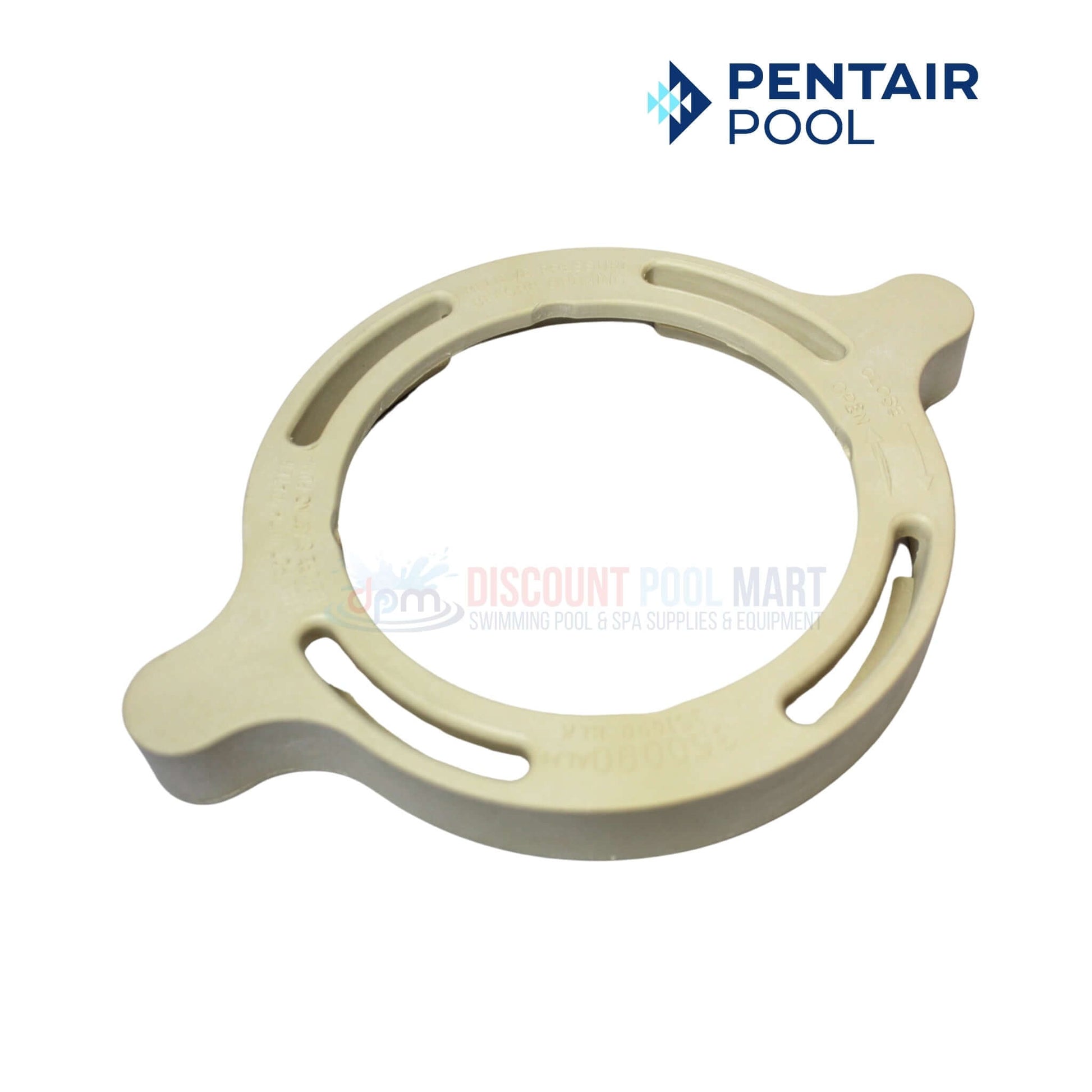 Pentair Cam and Ramp Clamp for Superflo Pump 350090 at Discount Pool Mart (DPM). Essential for stability and watertight seal.