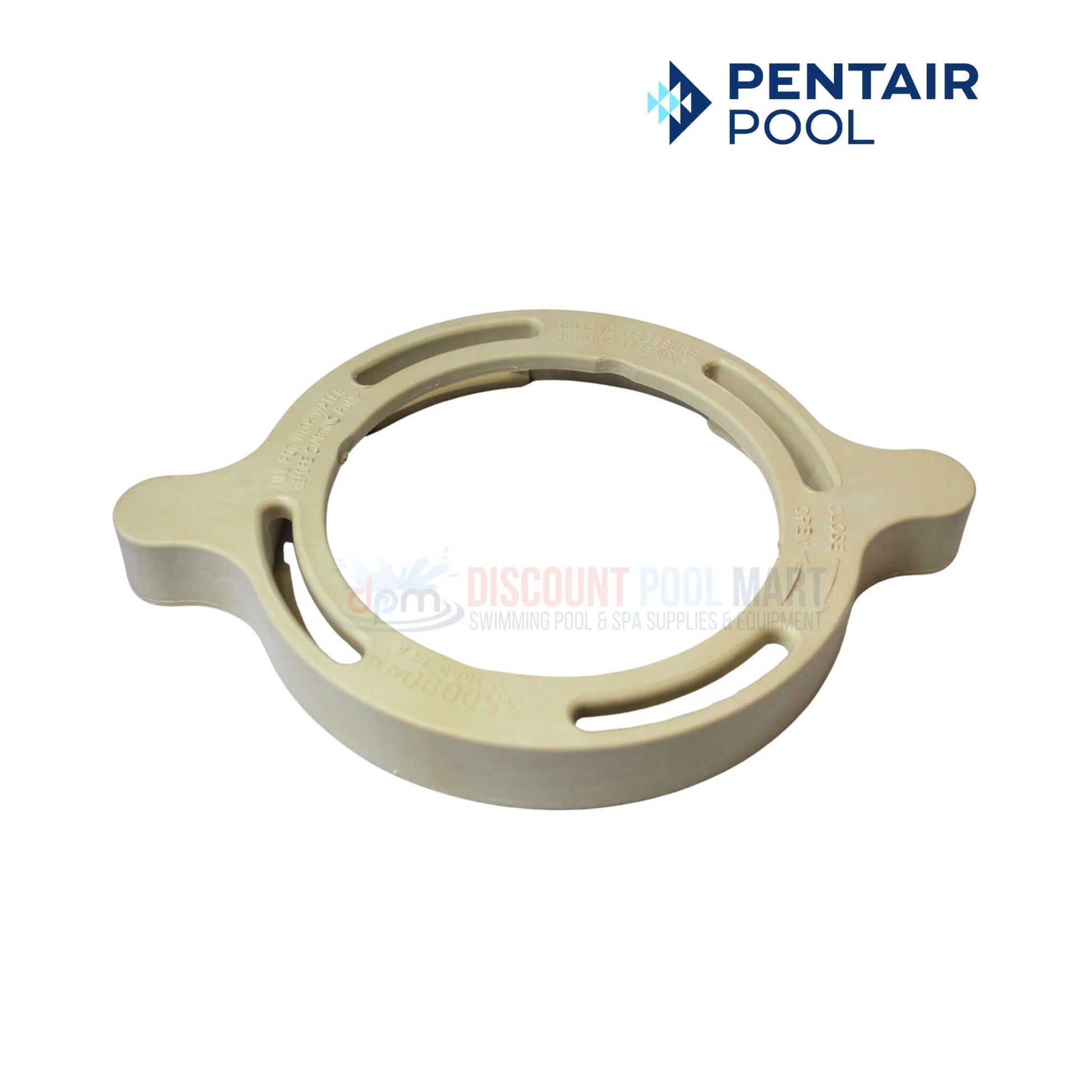 Pentair Cam and Ramp Clamp for Superflo Pump, model 350090, from Discount Pool Mart DPM for watertight seal and stability.